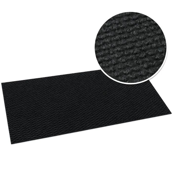 Tapis Anti-salissures Hong Kong Pro Noir, 120 X 150 Cm