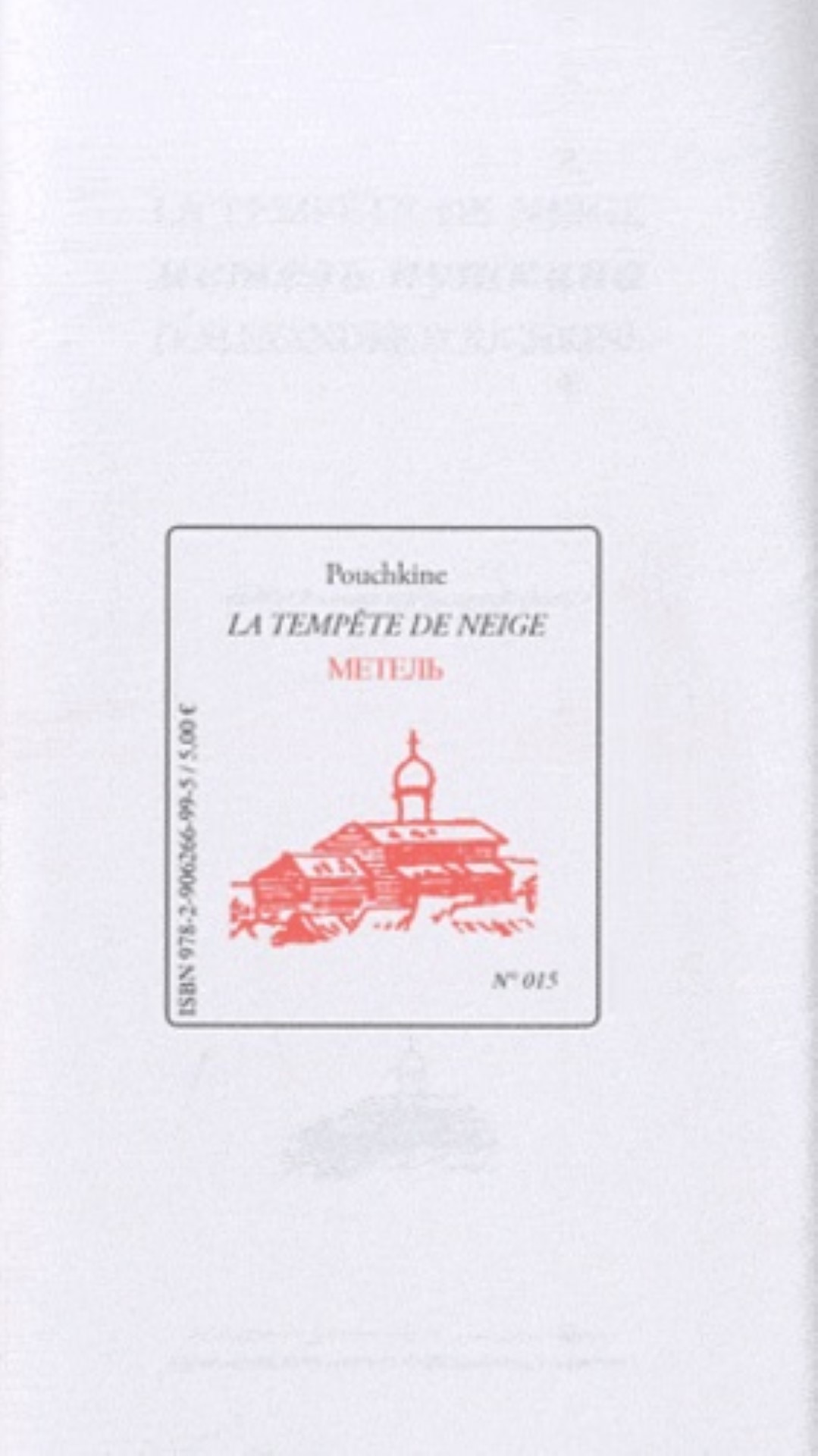 La tempête de neige (2e édition)