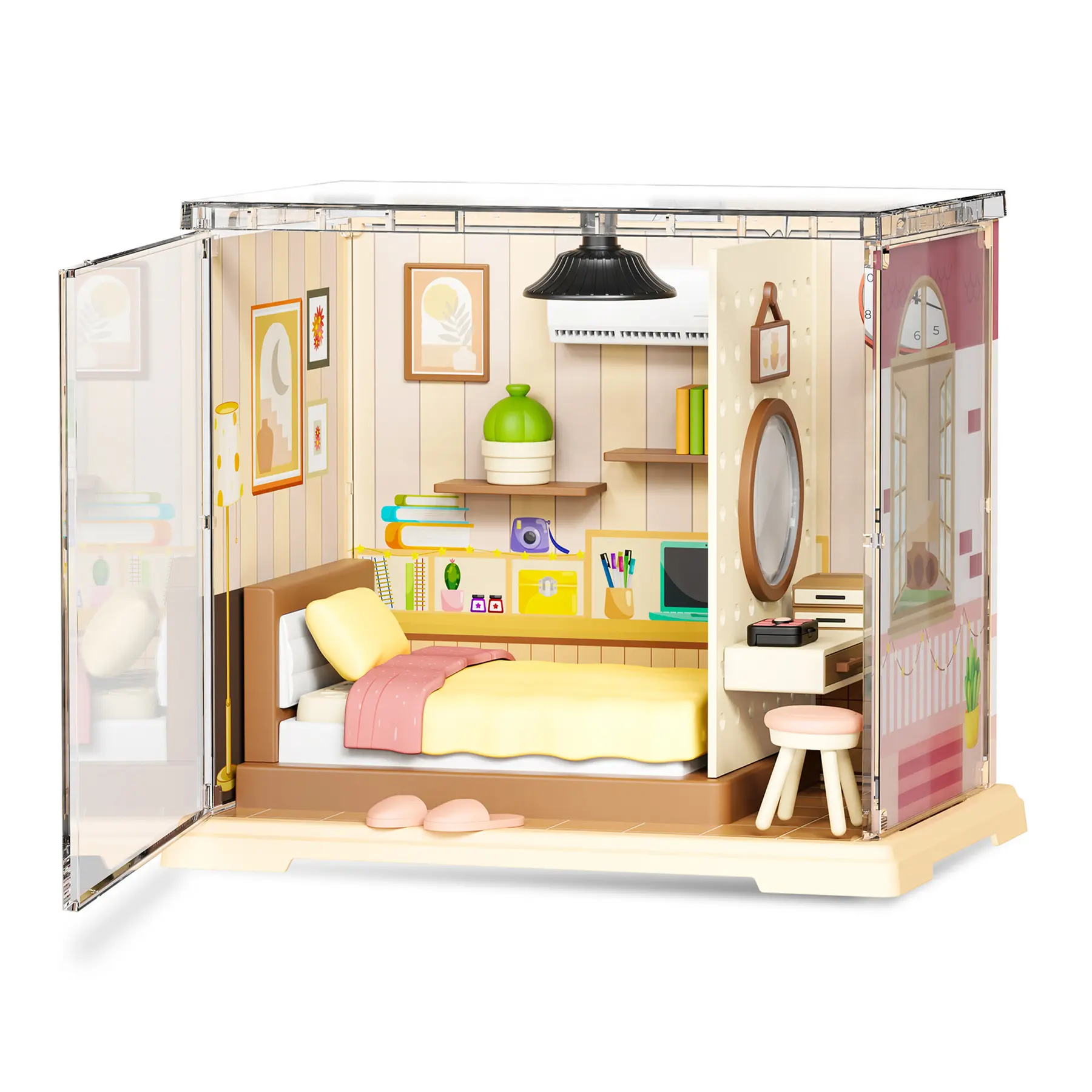 Maquette Greenslide Miniature Empilable Chambre Led 55 Pièces Multicolore