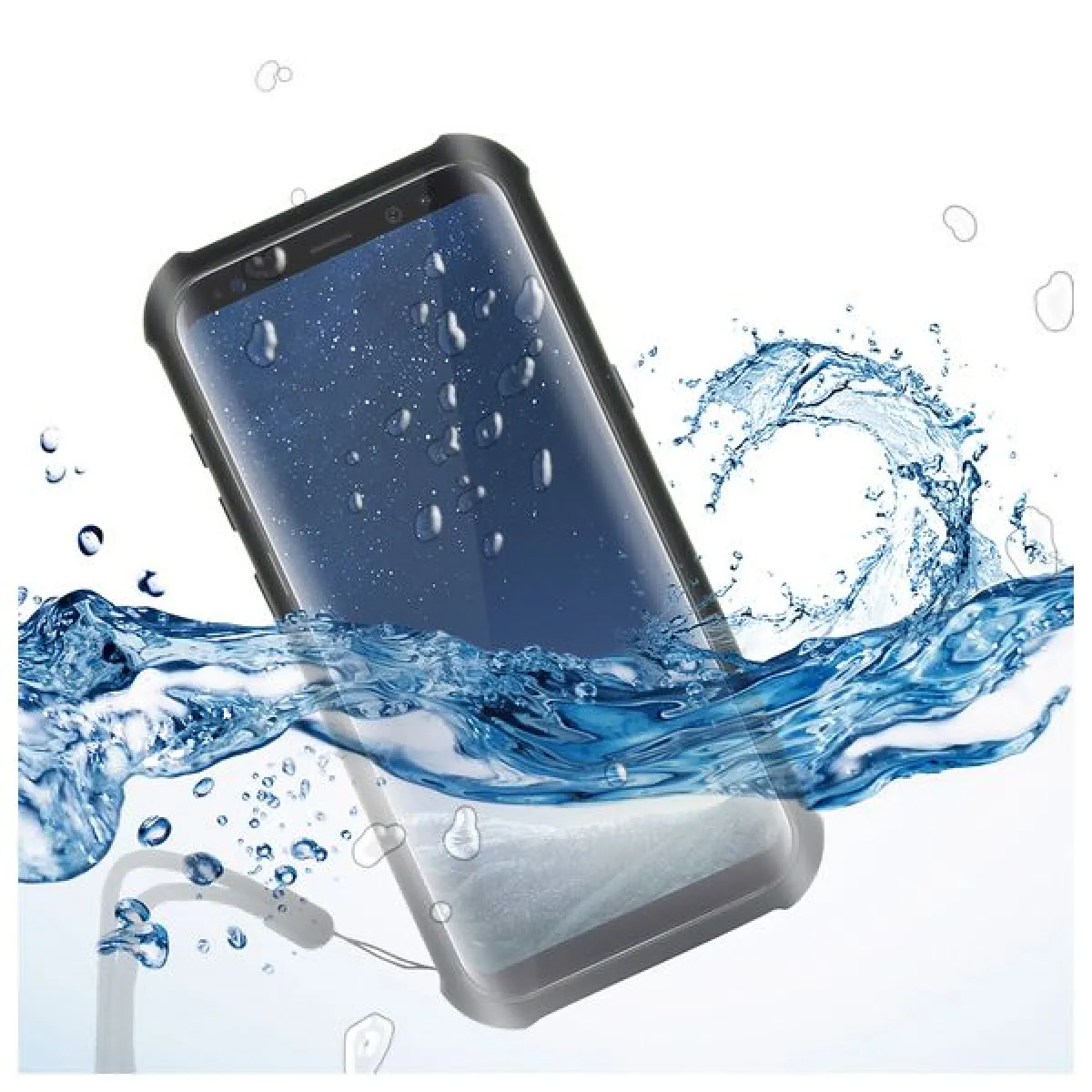 Ksix B8595fw01 Coque De Protection Pour Téléphones Portables 14,7 Cm (5.8") Housse Noir