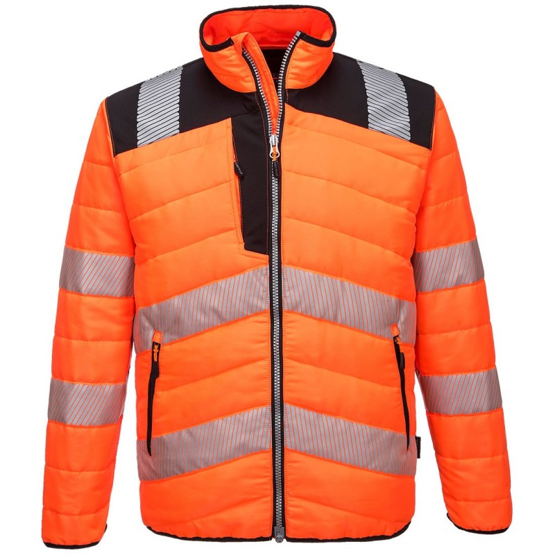 Veste Baffle Pw3 Hi-vis Orange/noir 2xl