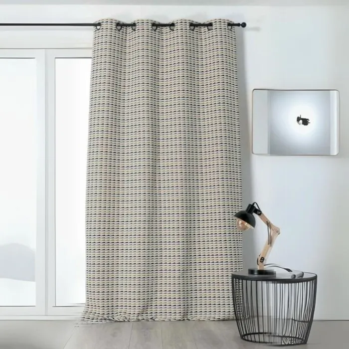 Rideau À Motifs Géométriques Colorés