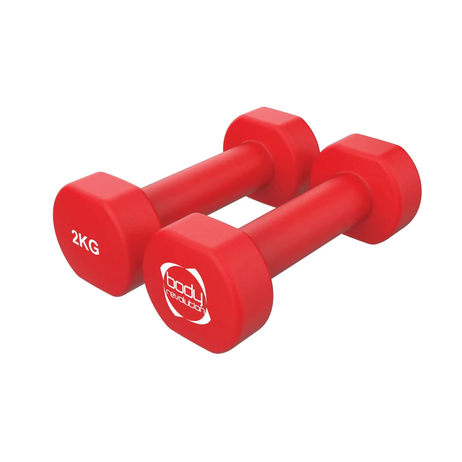 Haltère en néoprène Body Revolution 2kg (x2)