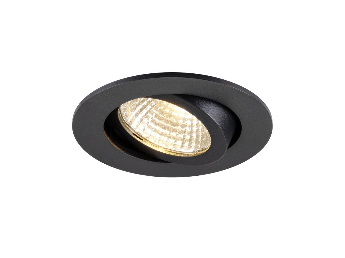 Encastré De Plafond New Tria® 68 Phase Airtight Rond 3000 K 75 W Noir - Slv - 1009023
