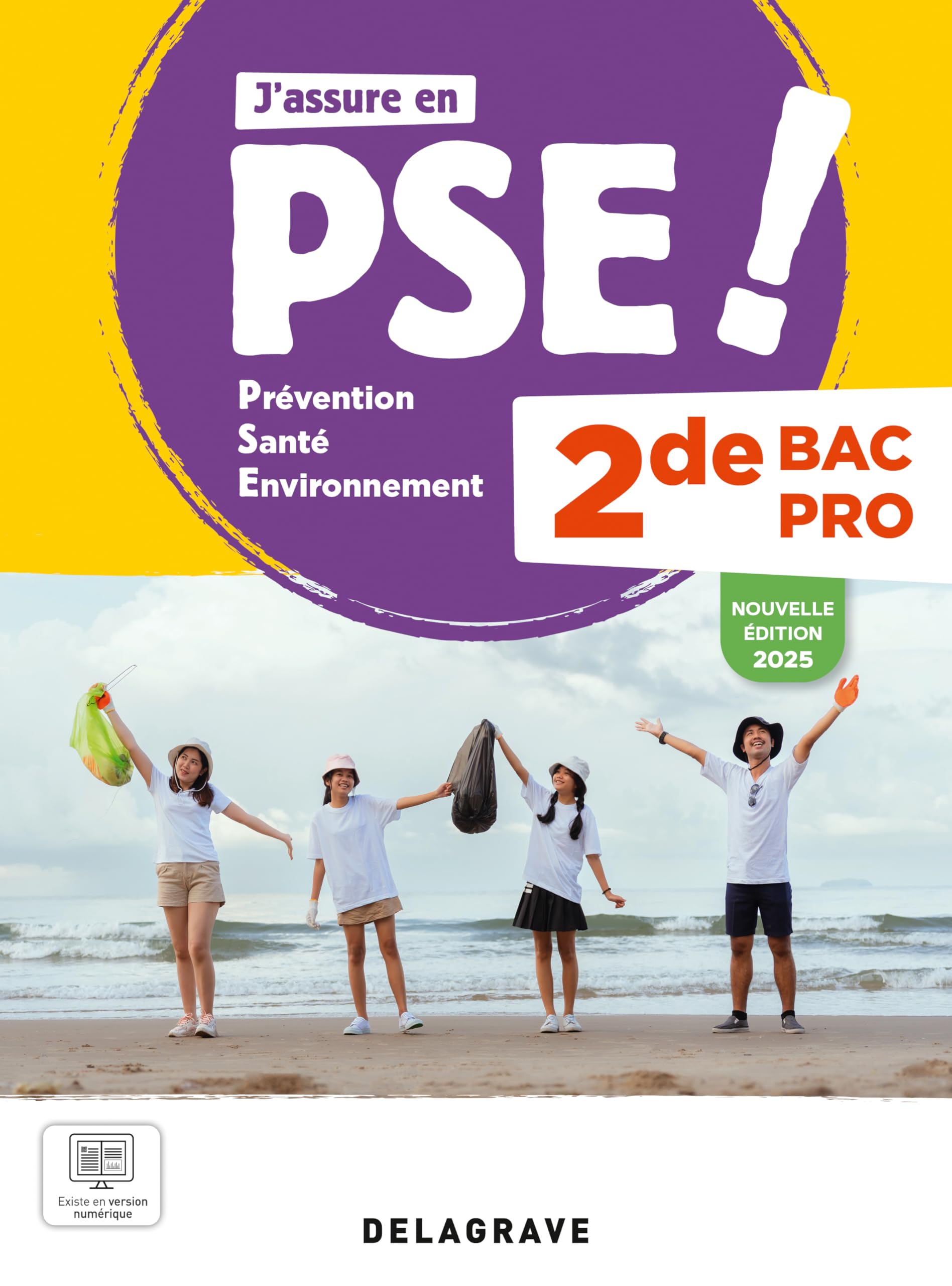 J'assure en Prévention Santé Environnement (PSE) 2de Bac Pro (2025) - Pochette élève