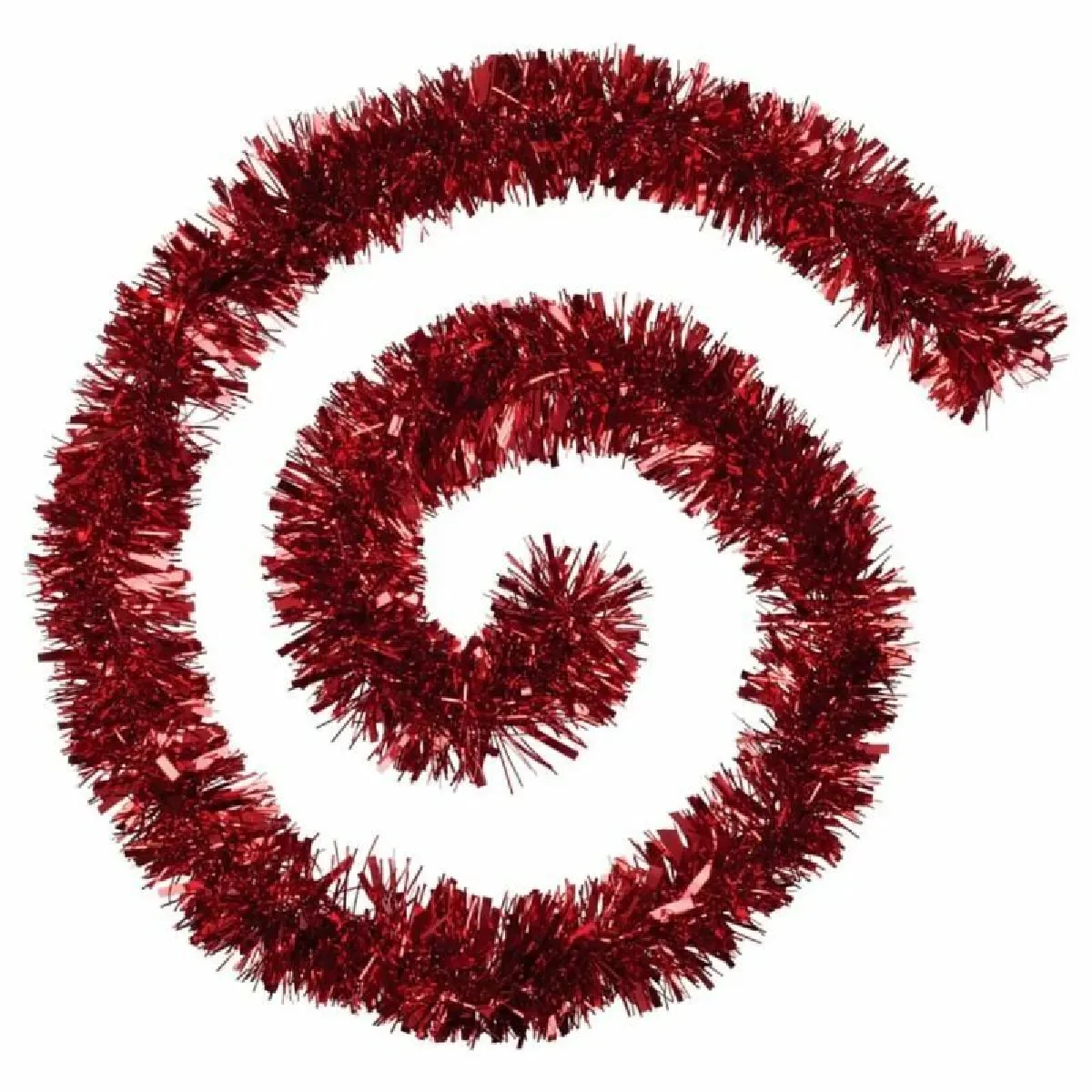 Guirlande Brins Mixtes 10cmx2m 6 Plis Rouge - Feeric Lights & Christmas