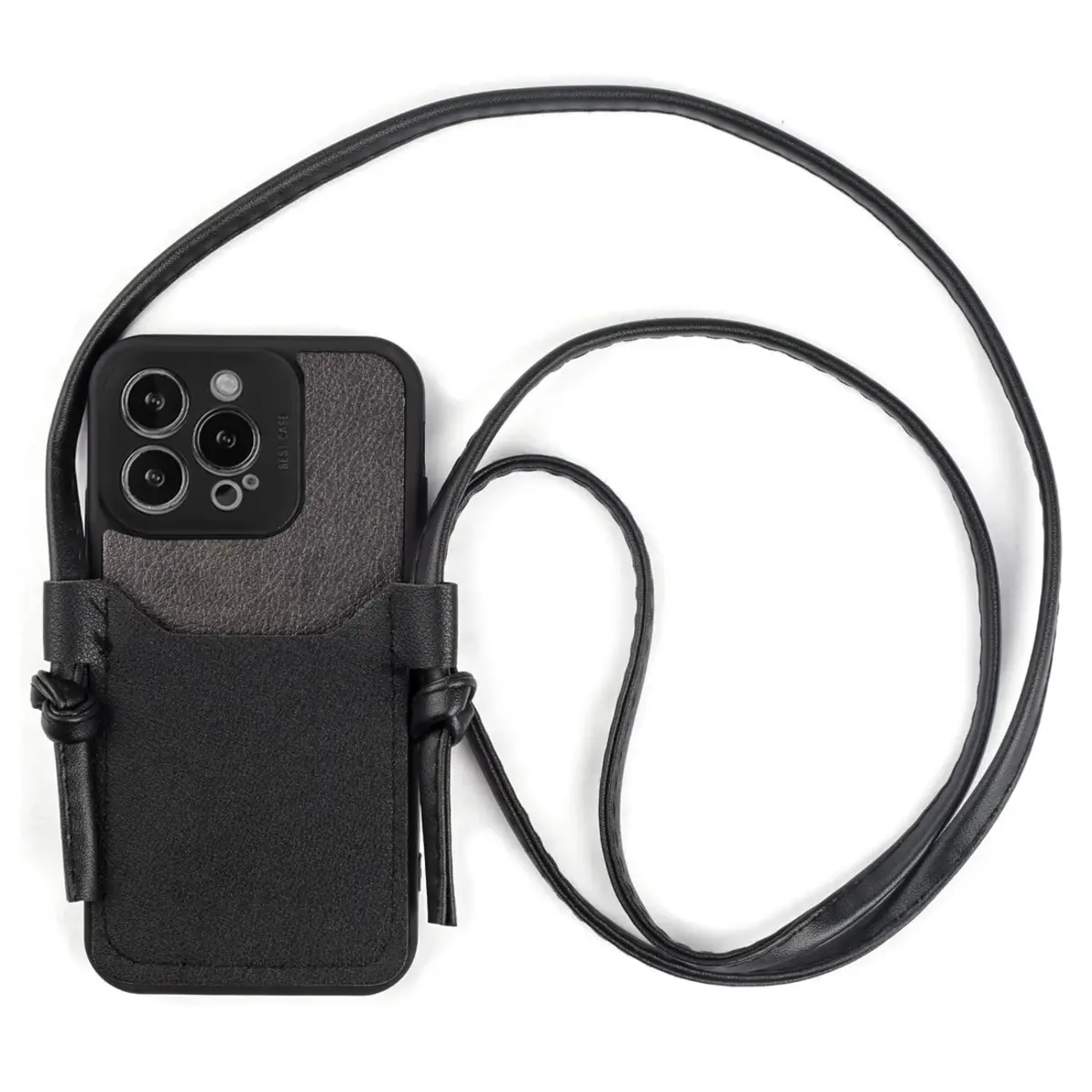 Pochette en cuir de téléphone Platyne iPhone 13 Pro