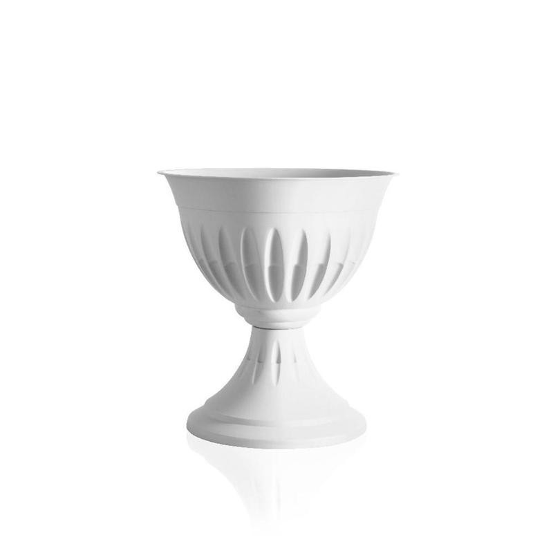 Ac-deco - Vase - Alba - D 25 Cm - Blanc - Livraison Gratuite