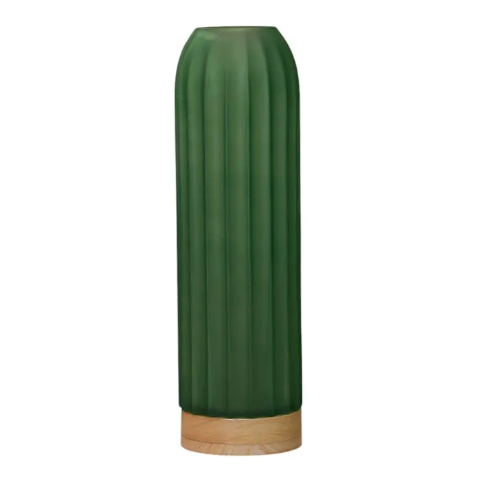 Raylee - Vase En Verre Vert H41.5 Cm