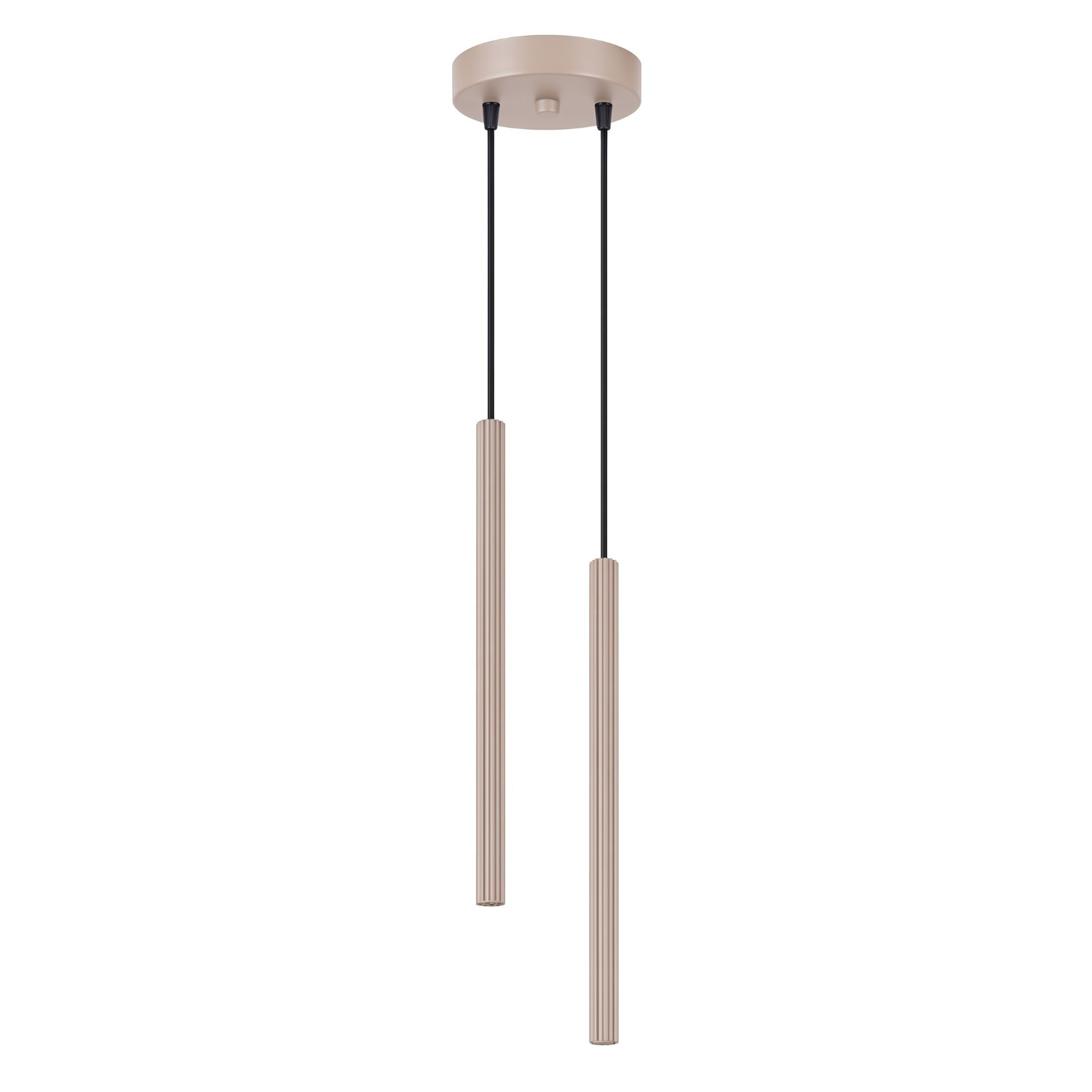 Suspensions Arche Acier Taupe 2xg9 15cm Sollux