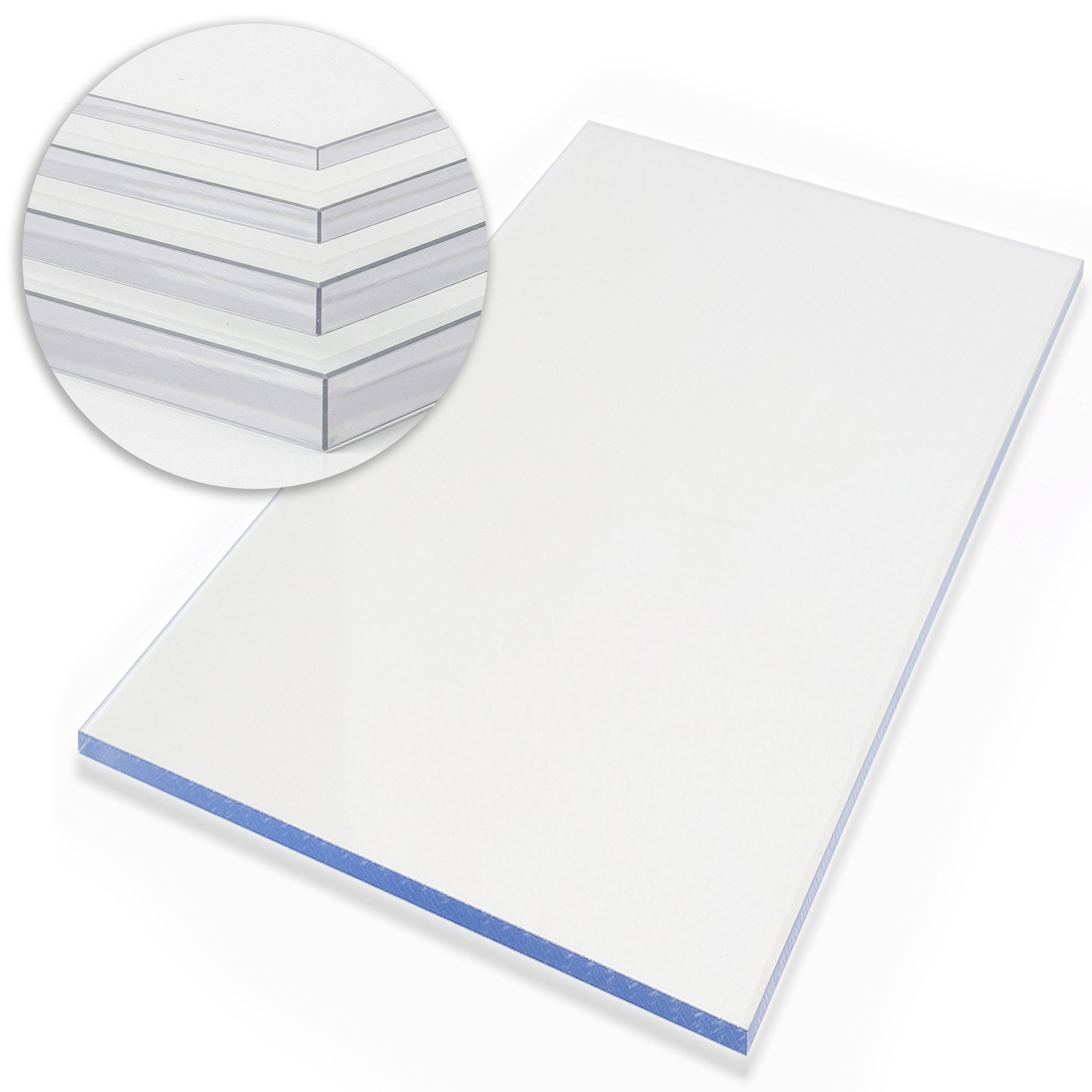 X 1 Plaque Polystyrène Transparent 3,7 Mm, 50 X 25 Cm