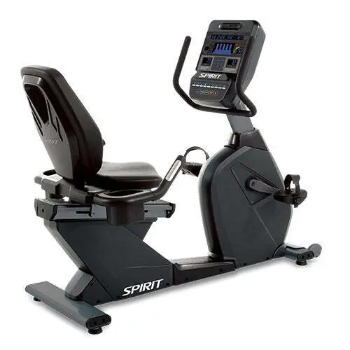 Vélo semi-allongé usage commercial Spirit Fitness Pro