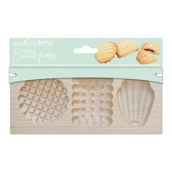 Kit De 3 Moules À Biscuits Fourrés