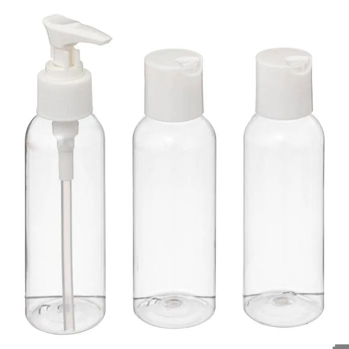 Set de 3 flacons de voyage - Transparent- 5five
