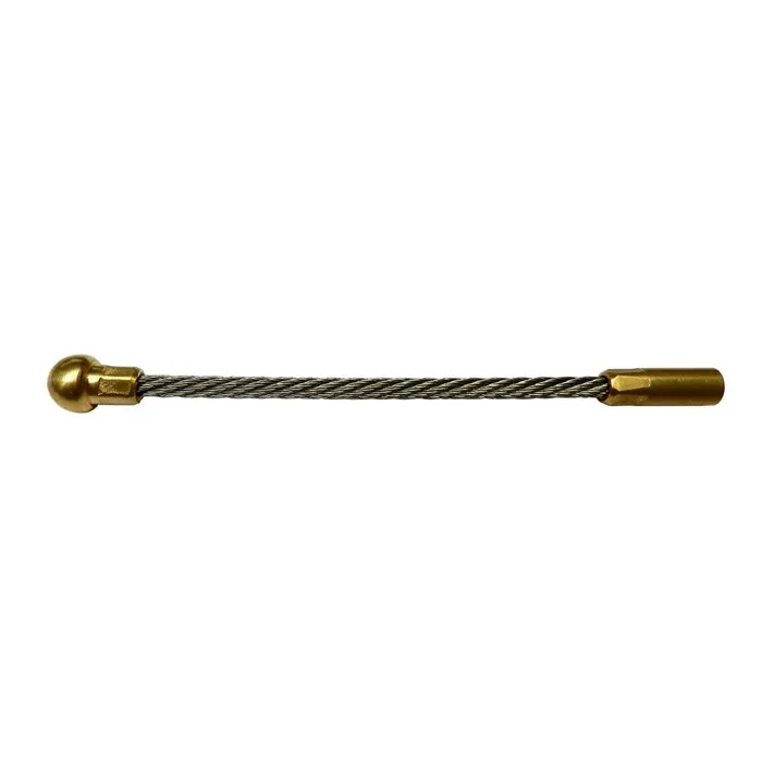 Tête de guidage flexible M5 à bout rond, pour aiguilles tire-fils