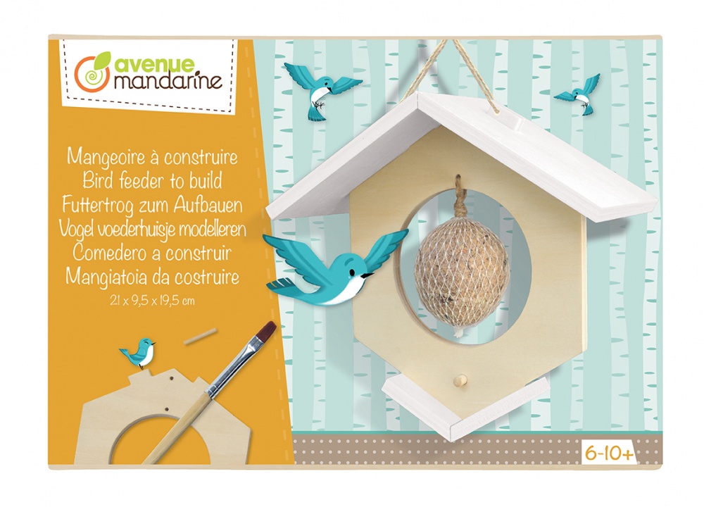 Boîte créative mangeoire à construire Avenue Mandarine