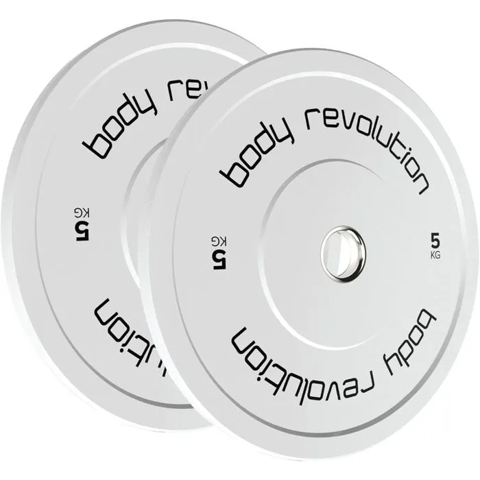 Disque de musculation olympiques Body Revolution 5kg (x2)