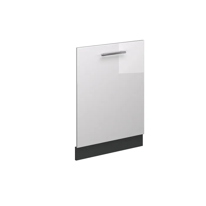 Vicco Façade de lave-vaisselle Blanc Haute brillance 60cm sans PT
