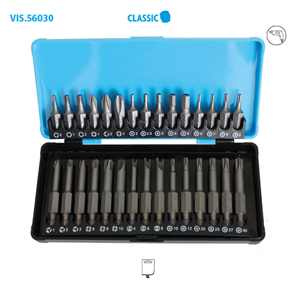 Coffret 30 Embouts De Vissage Classic