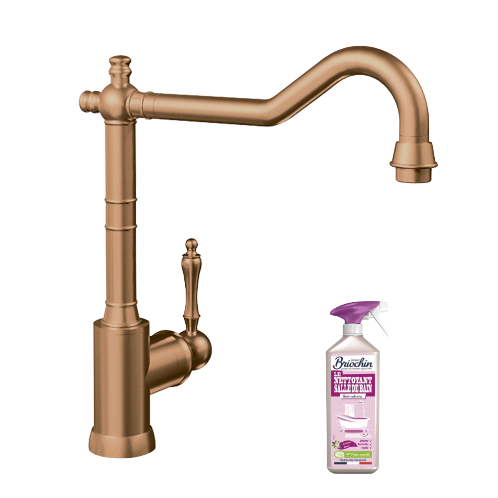 Robinet cuisine VILLEROY ET BOCH Avia 2.0 Bronze + nettoyant