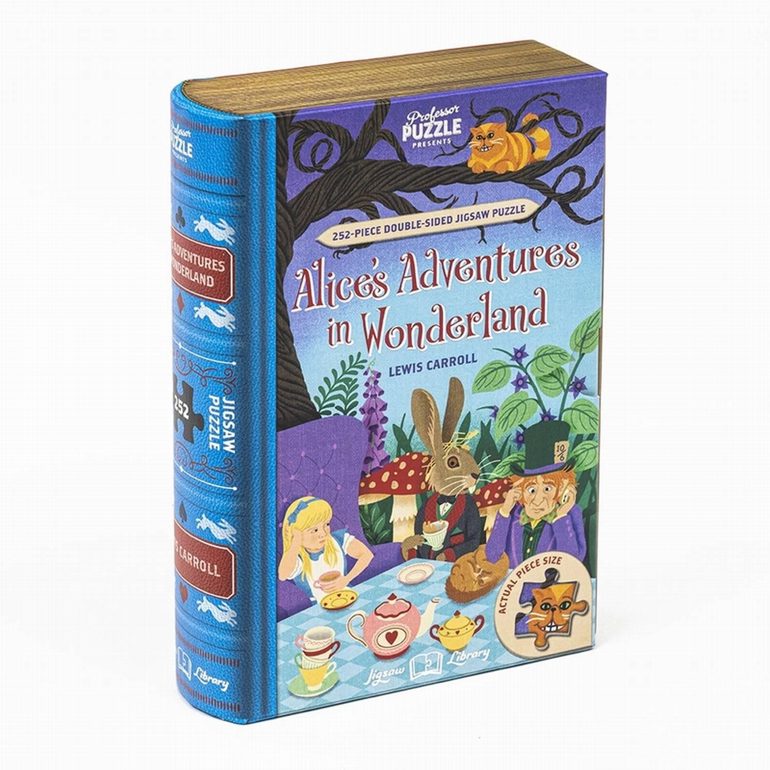 Professor Puzzle Puzzle Double-face Alice Au Pays Des Merveilles 250 Pièces