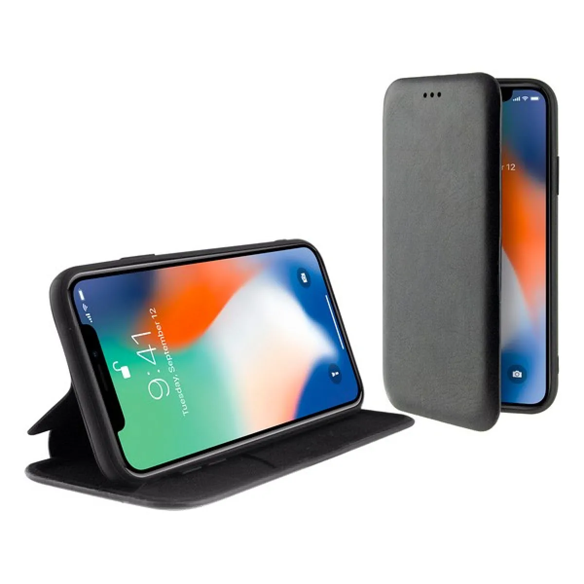 Housse Folio Pour Mobile Iphone 11 Ksix Standing Noir