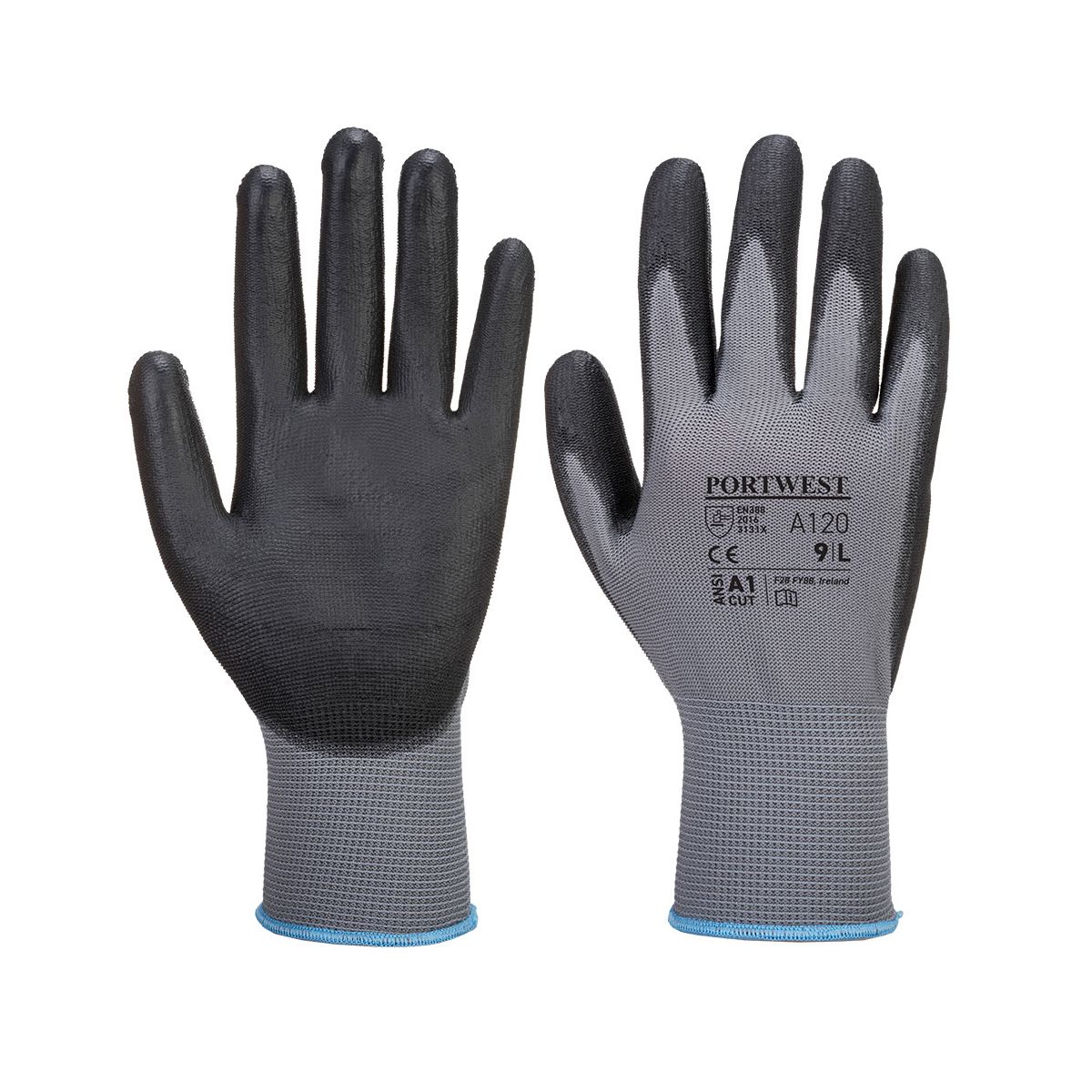 Gant Enduit Pu Couleur: Gris/noir Taille S - Portwest