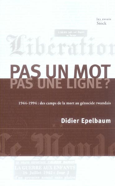 Pas un mot, pas une ligne?