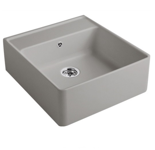 Evier timbre office VILLEROY ET BOCH Tradition Fossile CeramicPlus avec vidage automatique