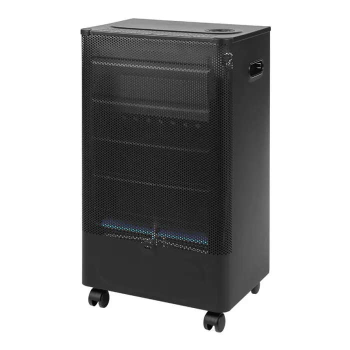 Chauffage d'appoint à gaz Rudna Intérieur, Infrableu 4200W 40 m2 Noir