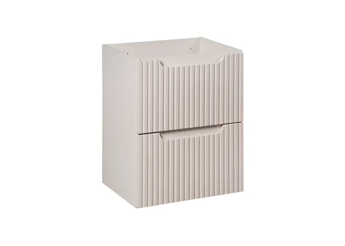 Meuble sous vasque suspendu 2 tiroirs NOVA CACHEMIRE 50 CM