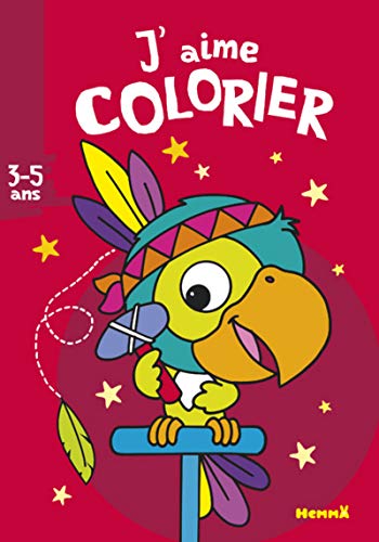 J'aime colorier (3-5 ans) (Perroquet-indien)