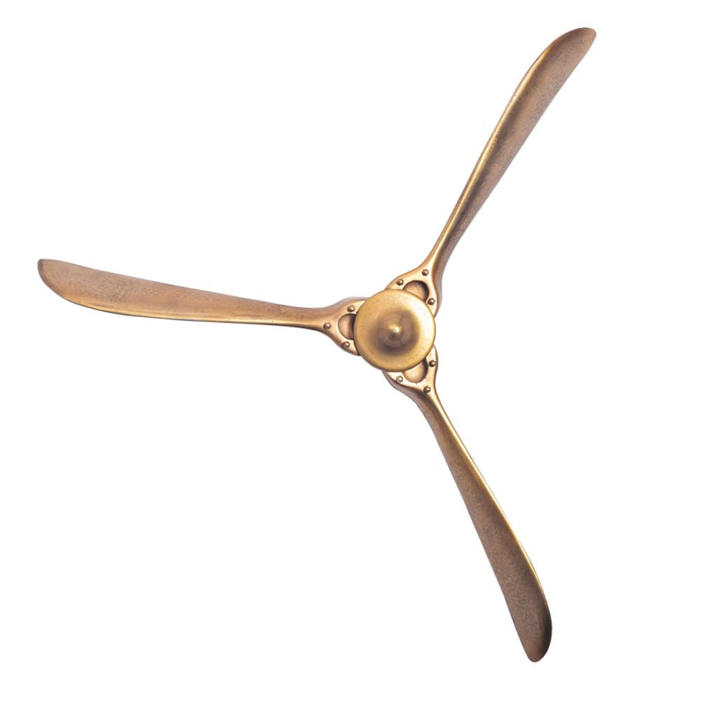 Finebuy Hélice Murale Déco 85 Cm Métal Sculpture Murale Décoration Moderne
