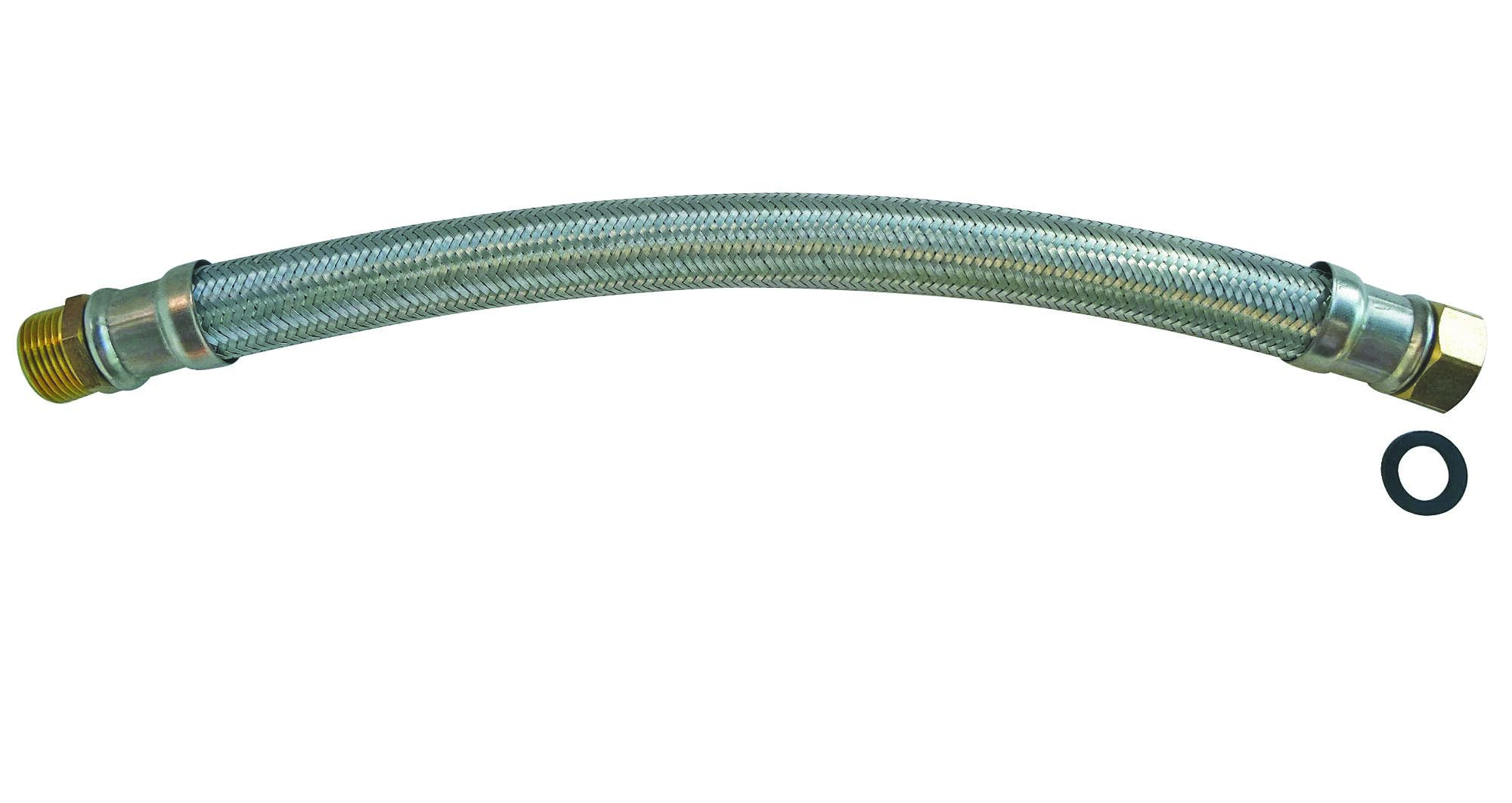 Flexible Chauffage 1 Écrou Tournant 1' - 1 Raccord Mâle 1' - 700 Mm