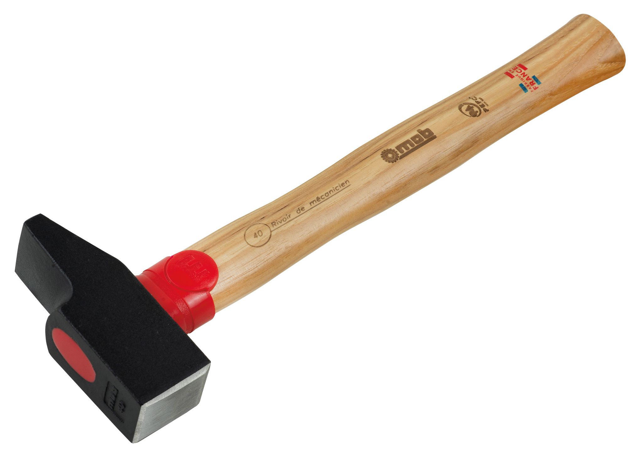 Mob - Marteau Rivoir De Mécanicien Manche Frêne De 18 À 42 Mm