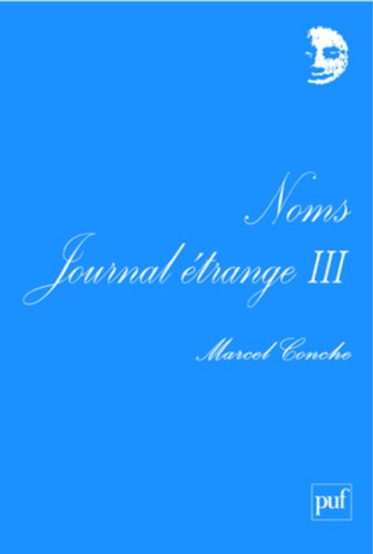 Noms - journal étrange Tome 3