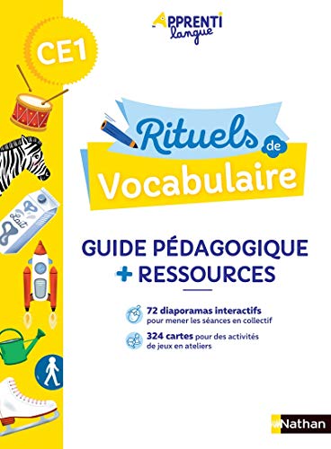 Rituels de vocabulaire CE1: guide pédagogique + ressources