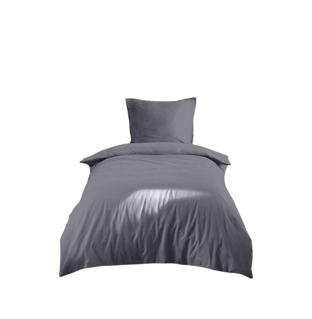 Parure De Lit 140 X 200 Cm Cocon Ardoise