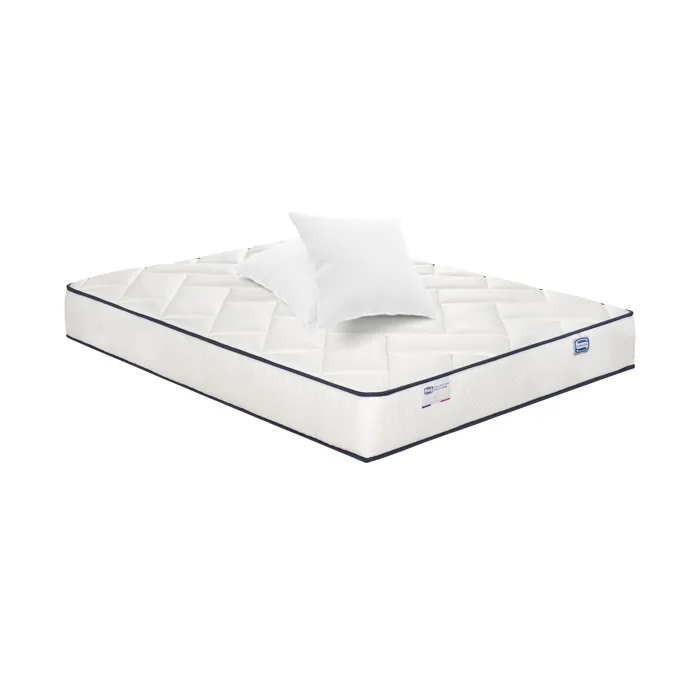 Matelas Evident 160x200 Ressorts Ensachés, Ferme H23 + 2 Oreillers