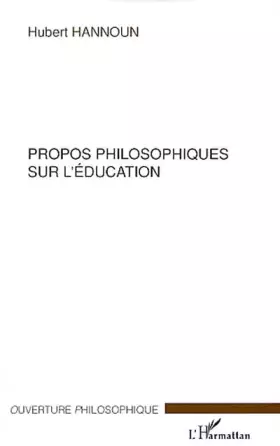 PROPOS PHILOSOPHIQUES SUR L'ÉDUCATION