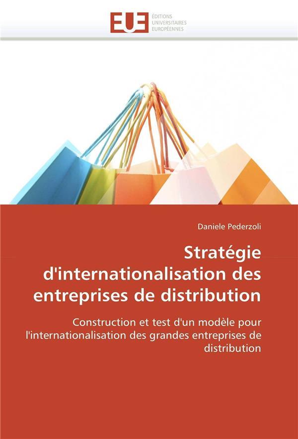 Strategie d'internationalisation des entreprises de distribution