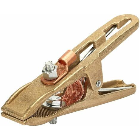 Pince De Masse Soudure, 500a Mâchoire Lourde En Laiton, Pince De Terre De Soudage Pour Poste De Soudage Welder (260a/300a/500a)