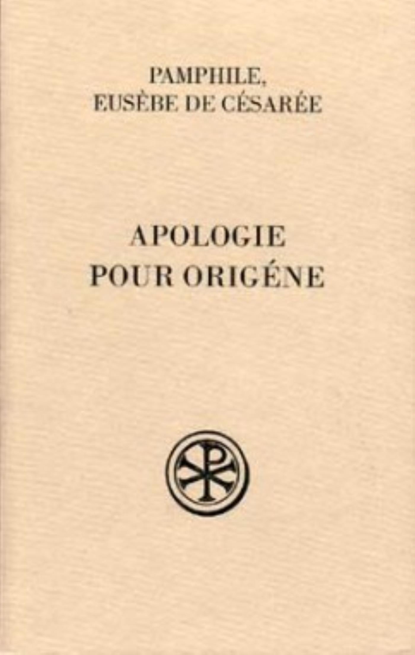 SC 464, Apologie pour Origène tome 1
