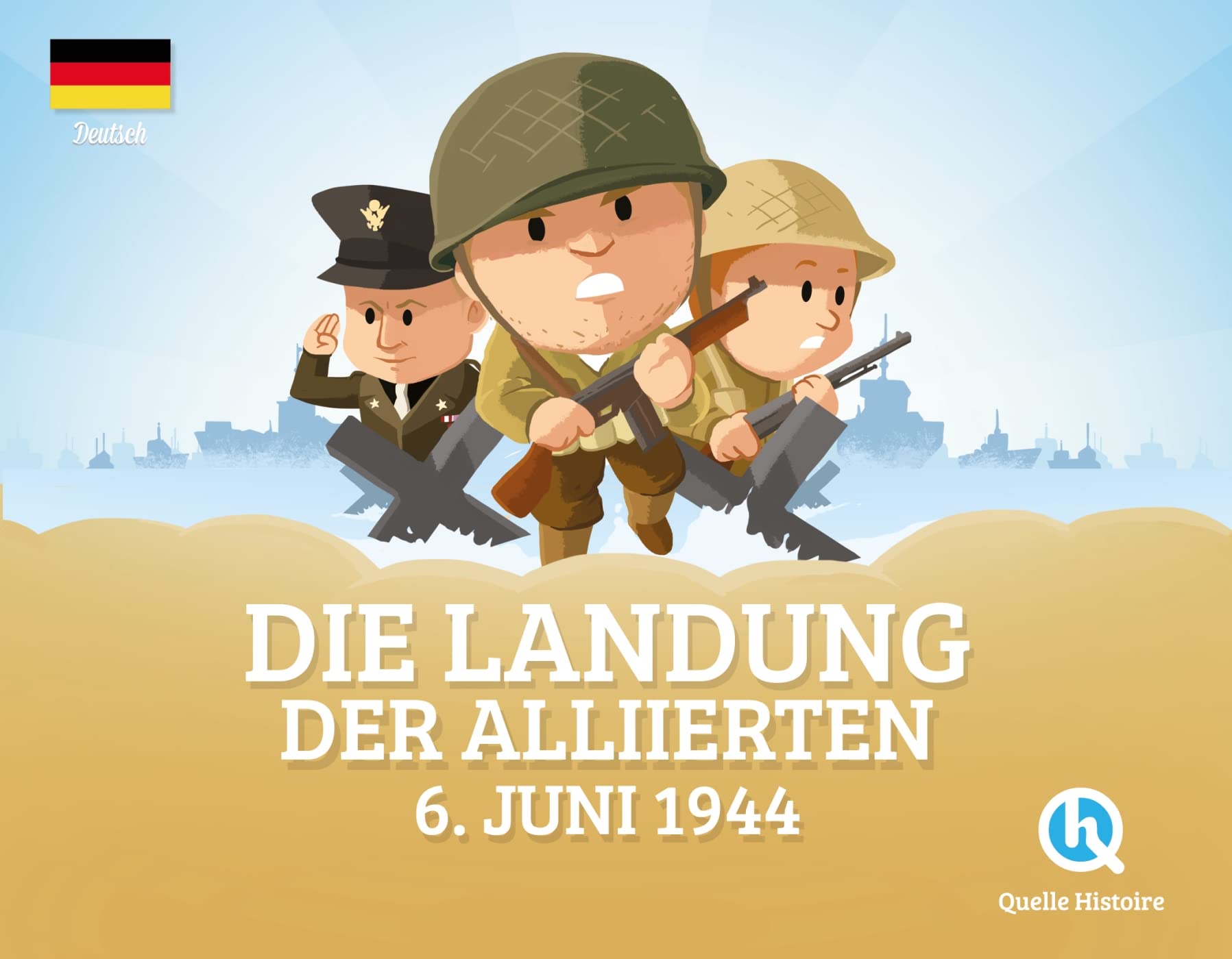 Die landung des allierten: 6. juni 1944