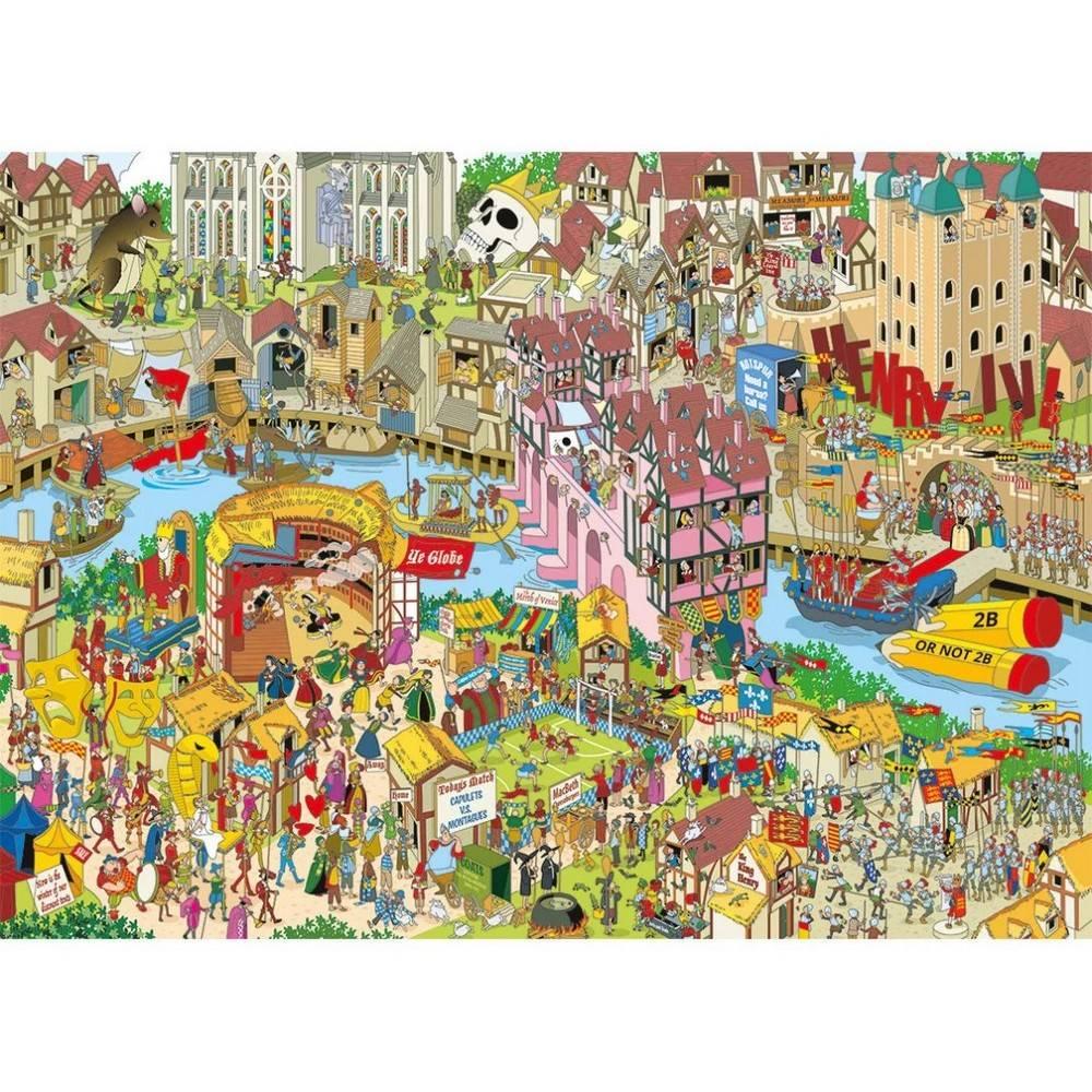 Gibsons Jokesaws Shakespeare Shake-up Jeu De Puzzle 1000 Pièce(s)