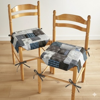 Coussin galette de chaise assise 36 x 36 cm lanix