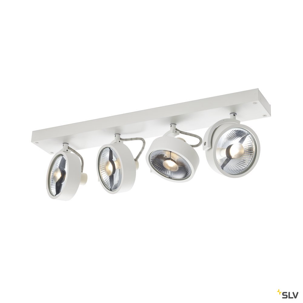 Plafonnier Applique Kalu Intérieur Quadruple Blanc Gu10/qpar111 4x75w Max - Slv - 1002024