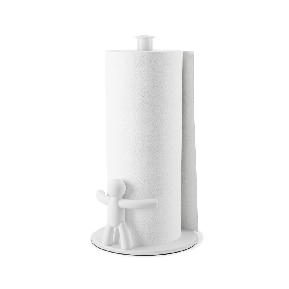 Umbra Buddy Support De Papier Toilette Sur Table Métal, Polypropylène (pp) Blanc