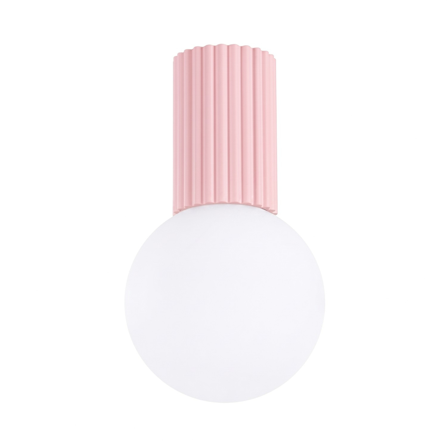 Plafonniers Halo Aluminium/verre Rose 1xg9 12cm Sollux