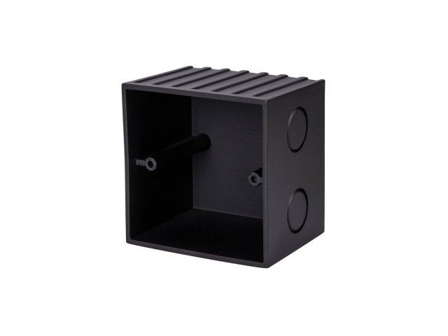SLV Boîte d'encastrement Mobala, largeur 8 cm, noir, plastique